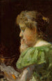 Portrait einer Frau - Władysław Ślewiński — Ansicht des Kunstwerks