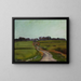 Route parmi les champs - Władysław Ślewiński — gerahmtes Bild an der Wand
