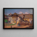 Fragment de mur und ein Junge - Władysław Ślewiński — gerahmtes Bild an der Wand