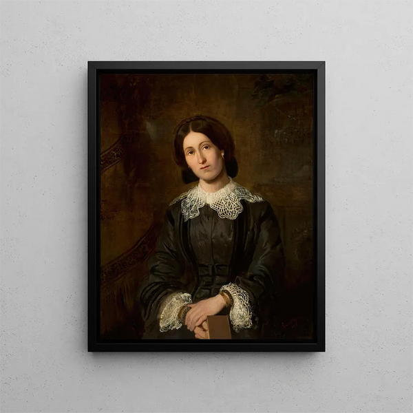 Wadysaw uszczkiewicz - Portrait of Lucyna uszczkiewicz artists sister.webp