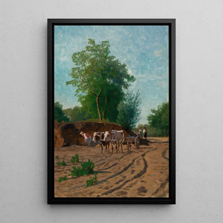 Walery Brochocki - Countryside landscape sketch.webp