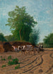 Skizze einer ländlichen Landschaft - Walery Brochocki — Ansicht des Kunstwerks