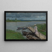 Ponton à Kölpinsee sur Usedom - Walter Conz — gerahmtes Bild an der Wand