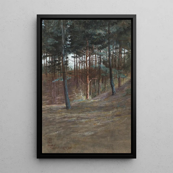 Walter Crane - A Bit in Hardelot Forest.webp