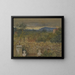 Garten mit Ruinen - Walter Crane — gerahmtes Bild an der Wand