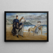 Die morgendliche Spaziergang - Walter Duncan — gerahmtes Bild an der Wand