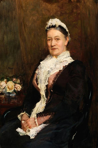 Walter Frederick Osborne - Portrait of Mrs GealeWybrants.webp