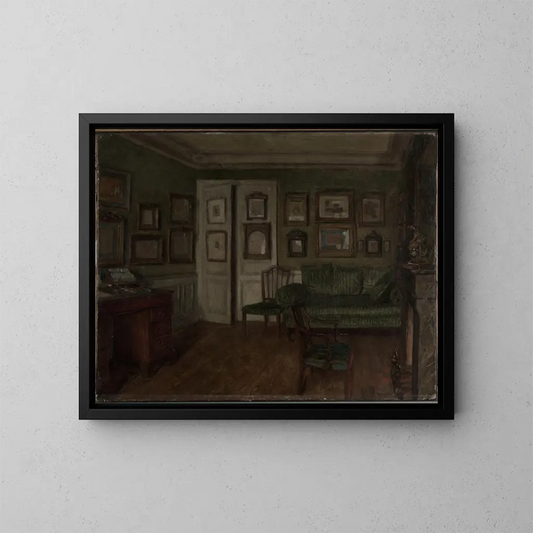 Ein Interieur - Walter Gay — gerahmtes Bild an der Wand