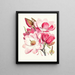 Magnolia campbellii Hf und T Pflanze mit Blüten - Walter Hood Fitch — gerahmtes Bild an der Wand