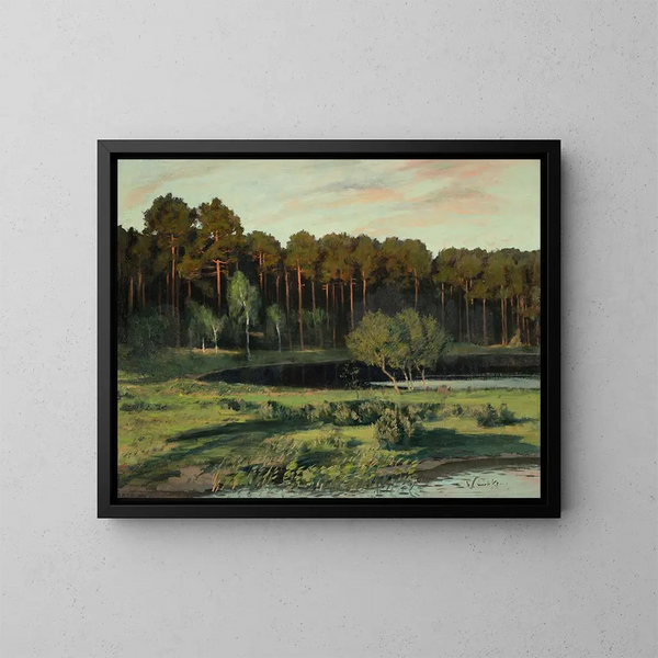 See von Grunewald - Walter Leistikow — gerahmtes Bild an der Wand