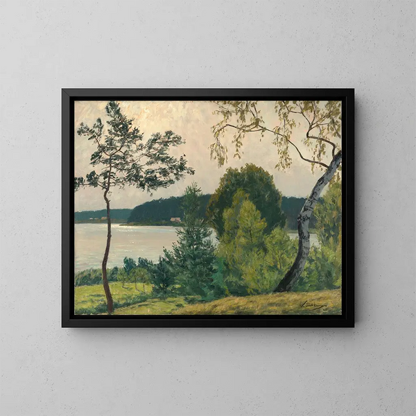 Motiv der Messe - Walter Leistikow — gerahmtes Bild an der Wand