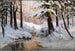 Schneelandschaft im Wald - Walter Moras — Ansicht des Kunstwerks