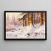 Winter II - Walter Moras — gerahmtes Bild an der Wand