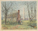 Das Cottage von David Burns und das Washington-Denkmal - Walter Paris — Ansicht des Kunstwerks