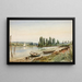 Landschaft - Walter Paris — gerahmtes Bild an der Wand
