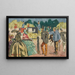 Die zwei Häftlinge - Walter Richard Sickert — gerahmtes Bild an der Wand