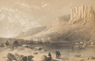 Walter William May - The Arctic Squadron in Leevly Harbour Island of Disco West Coast of Greenland.webp
