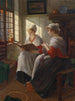 Zwei Mädchen am Fenster - Walther Firle — Ansicht des Kunstwerks