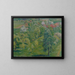 Frühling am Ufer des Attersees - Walther Gamerith — gerahmtes Bild an der Wand