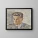 Portrait eines Mannes - Walther Gamerith — gerahmtes Bild an der Wand
