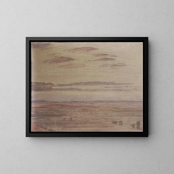 Landschaft von Trbe in der Nähe von Eggenburg - Walther Gamerith — gerahmtes Bild an der Wand