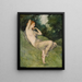 Nymphe des Glen - Warren B. Davis — gerahmtes Bild an der Wand