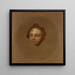 Washington Allston - Gilbert Stuart — gerahmtes Bild an der Wand