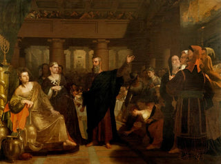 Le Festin de Balthazar - Washington Allston — Ansicht des Kunstwerks