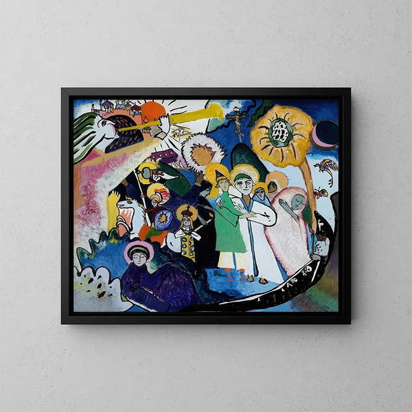 La Toussaint I - Wassily Kandinsky — gerahmtes Bild an der Wand