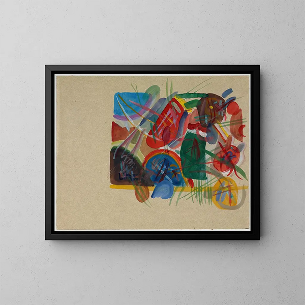 Wassily Kandinsky — gerahmtes Bild an der Wand