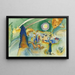 Wassily Kandinsky - Aquarell-Gemälde für Poul Bjerre — gerahmtes Bild an der Wand