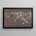 Arabische Kavallerie - Wassily Kandinsky — gerahmtes Bild an der Wand