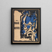 Der Blaue Reiter - Wassily Kandinsky — gerahmtes Bild an der Wand