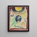 Konzeption des Covers des Almanachs Der Blaue Reiter III - Wassily Kandinsky — gerahmtes Bild an der Wand