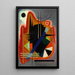 Einige Spitzen - Wassily Kandinsky — gerahmtes Bild an der Wand