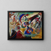 Fragment 2 für Composition VII - Wassily Kandinsky — gerahmtes Bild an der Wand