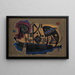 Tressage Tissé - Wassily Kandinsky — gerahmtes Bild an der Wand