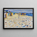 Hollande Strandkörbe - Wassily Kandinsky — gerahmtes Bild an der Wand