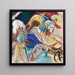Improvisation No 30 - Canons - Wassily Kandinsky — gerahmtes Bild an der Wand
