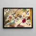 Improvisation mit Pferden Studie für Improvisation 20 - Wassily Kandinsky — gerahmtes Bild an der Wand