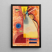 Verflechtung - Wassily Kandinsky — gerahmtes Bild an der Wand