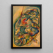 Ohne Titel Improvisation - Wassily Kandinsky — gerahmtes Bild an der Wand