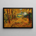 Parc de Saint-Cloud Herbst I - Wassily Kandinsky — gerahmtes Bild an der Wand