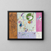 Partys diverses - Wassily Kandinsky — gerahmtes Bild an der Wand