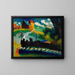 Eisenbahn bei Murnau - Wassily Kandinsky — gerahmtes Bild an der Wand