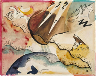 Landschaft im Regen - Wassily Kandinsky — Ansicht des Kunstwerks