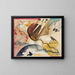 Landschaft im Regen - Wassily Kandinsky — gerahmtes Bild an der Wand