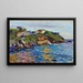 Bucht von Rapallo - Wassily Kandinsky — gerahmtes Bild an der Wand