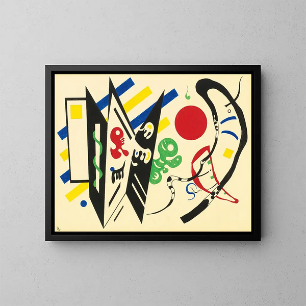 Réciproque - Wassily Kandinsky — gerahmtes Bild an der Wand
