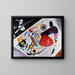 Tache rouge II - Wassily Kandinsky — gerahmtes Bild an der Wand